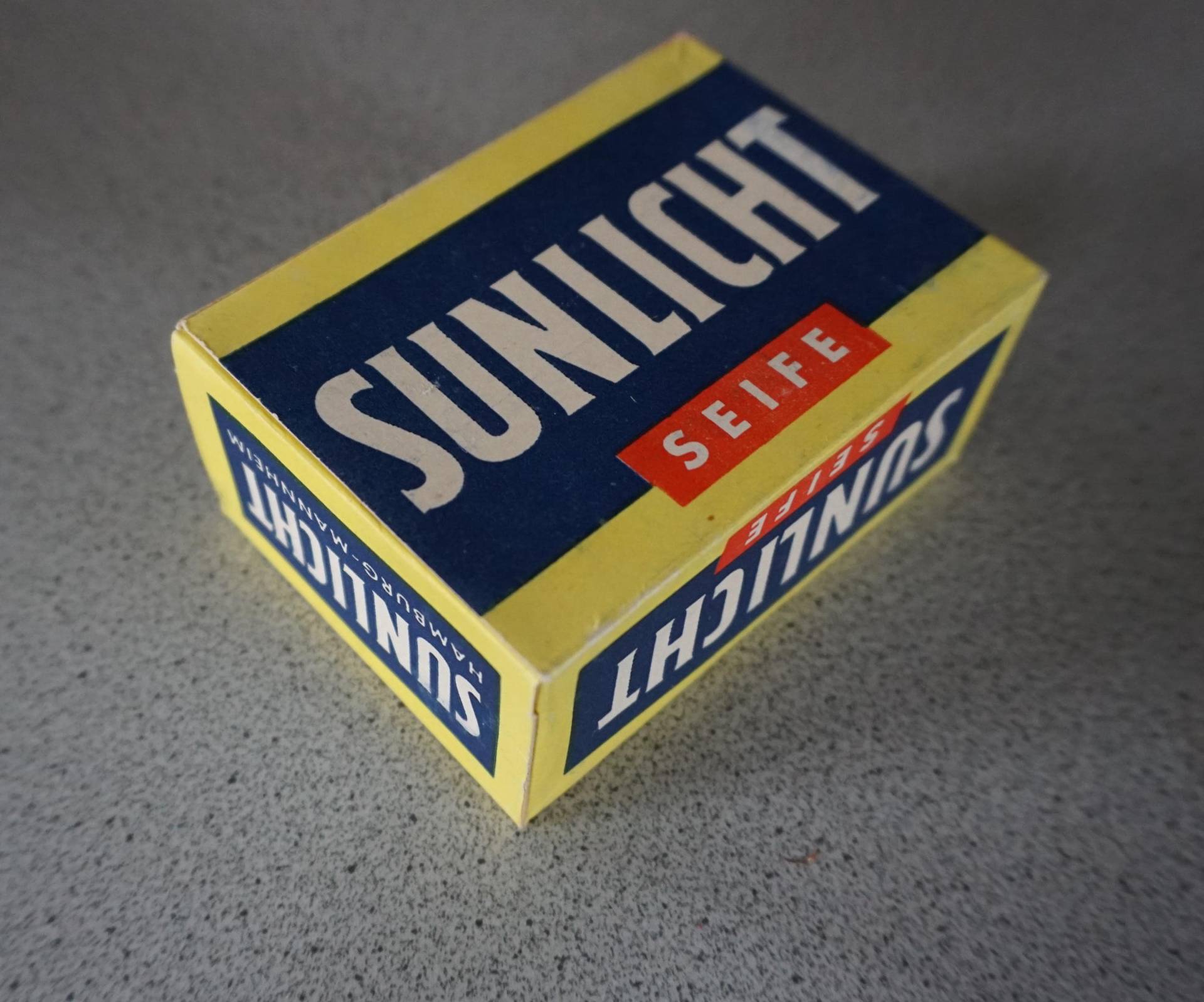 Vintage Original Sunlicht Seife Soap Hamburg Mannheim Sammler 50Er | F025-078 von myDecoWorld24