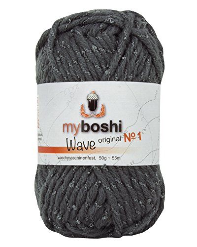 myboshi No 1 50g/39m Sondergarn Wave B7 Pazifik - Garn - Acryl - Blau - Textilien/Garn von myboshi