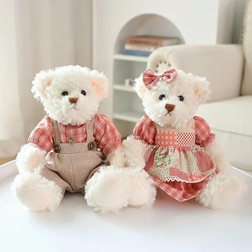 mzDxLy Kleiner Bär Plüschtiere Kawaii Kleidung tragen Bär Soft Stuffed Holiday Plüsch Puppe Geschenke 26cm 5 von mzDxLy