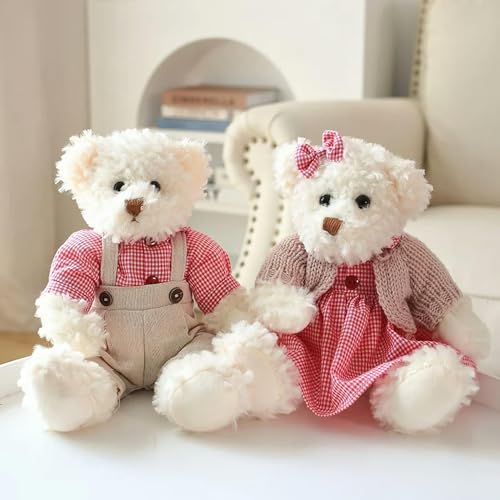 mzDxLy Kleiner Bär Plüschtiere Kawaii trägt Kleidung Bär Soft Holiday Plüsch Puppe Geschenke 26cm 1 von mzDxLy