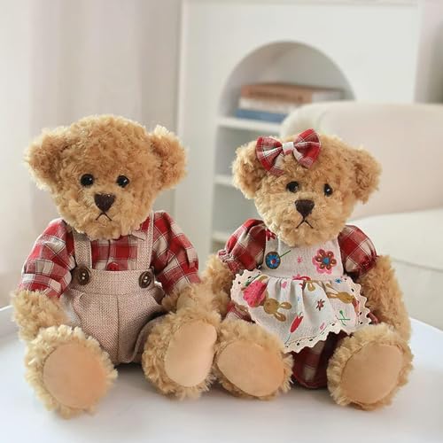 mzDxLy Kleiner Bär Plüschtiere Kawaii trägt Kleidung Bär Soft Holiday Plüsch Puppe Geschenke 26cm 8 von mzDxLy