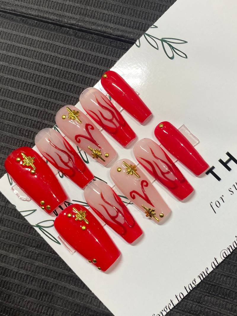 Widder Press On Nails von nailsbysimw