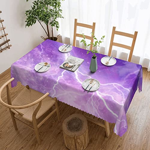 Rechteckige Wachstischdecke Lila Textur Wachstuch Abwaschbar Tischtuch Wetterfeste Tischdecke Für Party Garten Indoor,137X183cm von nanchangchengbowangluokeji