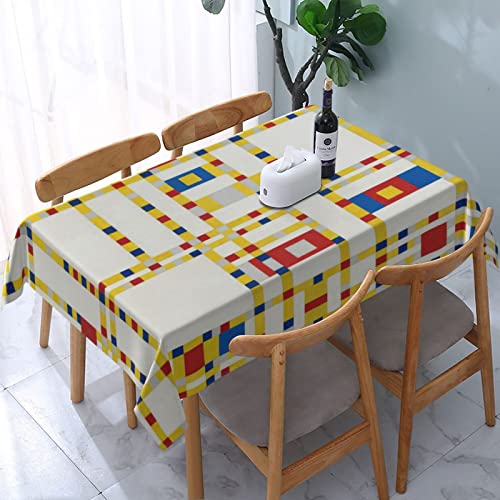 Rechteckige Wachstuchtischdecke Bunte Abstrakte Piet Mondrian York City Garten Tischdecke Wetterfeste Wachstischdecke Abwaschbar Tischtuch Für Garten Indoor Terrasse,137X183cm Rechteckige Wachstuchtischdecke Bunte Abstrakte Piet Mondrian York City Garten Tischdecke Wetterfeste Wachstischdecke Abwaschbar Tischtuch Für Garten Indoor Terrasse,137X183cm von nanchangchengbowangluokeji