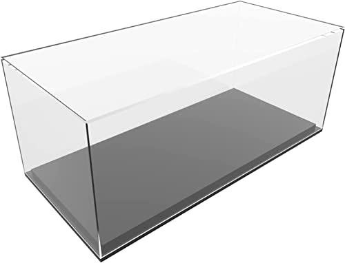 nattmann Vitrine für Automodelle, Zugmodelle, Lokomotivmodelle aus Acrylglas PLEXIGLAS® Schaukasten Haube (1000x268x168 mm (L/H/T)) von nattmann