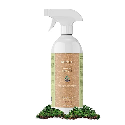 1l Bio Bonsai Dünger - verbessert die Bonsai-Gesundheit, die Bodenfruchtbarkeit und die allgemeine Stärke - gebrauchsfertiges Spray für alle Arten von Bonsai - Flüssigdünger von naukua