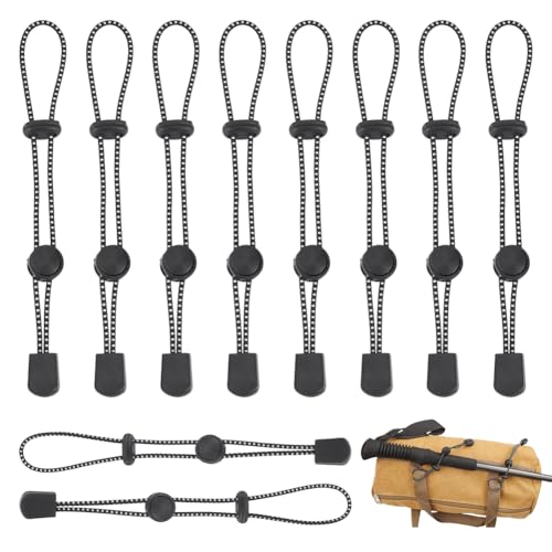NBEADS 10 STK. Wanderstockhalterung für Rucksäcke, Schwarzer Wanderstockhalter Schnalle Elastisches Seil Lanyard Verstellbare Riemen für meisten Rucksäcke und Wanderstöcke NBEADS 10 STK. Wanderstockhalterung für Rucksäcke, Schwarzer Wanderstockhalter Schnalle Elastisches Seil Lanyard Verstellbare Riemen für meisten Rucksäcke und Wanderstöcke von nbeads