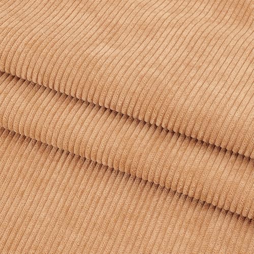 NBEADS 2x1.5m Kord-Stoff, Solide Plain dicken Stretch Cord Material Kleidung Stoff für Mantel Hemd Kleid Hose Kostüm Sofa DIY Cord Wurf Kissenbezüge, Peru von nbeads