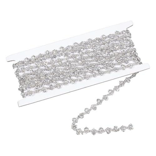 NBEADS 3 Yards Strass Trimm, S-Förmige Strasskette Funkelnde Kristall Strass Kette Strass Applikation Für Hochzeits Party Dekoration Brautkostüm Verzierung Kleidungszubehör NBEADS 3 Yards Strass Trimm, S-Förmige Strasskette Funkelnde Kristall Strass Kette Strass Applikation Für Hochzeits Party Dekoration Brautkostüm Verzierung Kleidungszubehör von nbeads