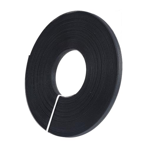 NBEADS 45 Yards Polyester-Boning-Rolle, Schwarzes Polyester Korsett Boning Nähen durch Kleidungsstück Zubehör nähen auf Kleid Stoff Boning für Hochzeit Party Brautkleider Kleid, 1.2cm von nbeads