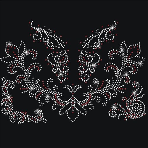 nbeads Blumenmuster Strass Aufbügeln Hotfix, Heat Transfer Decal Bling Strass Aufkleber Heat Transfer Patch Kleidung Reparatur Applique für T-Shirt Kleidung Hose Taschen nbeads Blumenmuster Strass Aufbügeln Hotfix, Heat Transfer Decal Bling Strass Aufkleber Heat Transfer Patch Kleidung Reparatur Applique für T-Shirt Kleidung Hose Taschen von nbeads