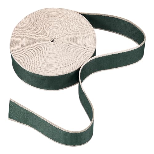 NBEADS Etwa 10 Yard Polyester-Gurtband, 3.8cm Breites Flaches Schweres Band Mit Weißem Rand Zum Nähen Heimwerken Basteln Zuhause Party Dekoration Geschenkverpackung, Kadettenblau von nbeads