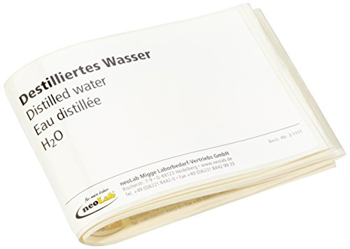 neoLab 2-1111 Flaschen-Etiketten Dest. Wasser (10-er Pack) von neoLab