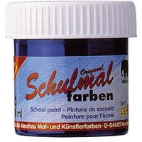 nerchau LACUFA Schulmalfarben blau 10x 18,0 ml von nerchau