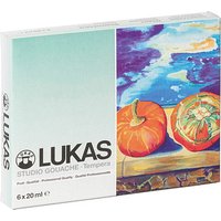 LUKAS Temperafarben farbsortiert 6x 19,0 ml von Neutral