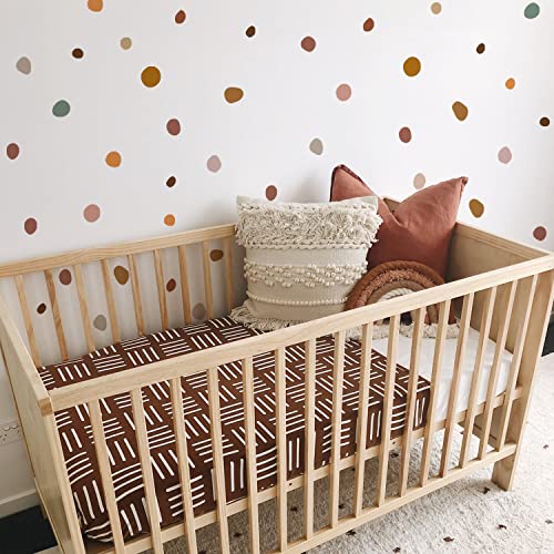 Neukids 84pcs Polka Dot Wandsticker, Boho Wandtattoo Mädchenzimmer, Kinderzimmer Babyzimmer Wandtattoo, Schlafzimmer Wohnzimmer flur Spielzimmer Wanddeko Selbstklebend von neukids