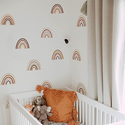 Neukids Wandtattoo Regenbogen Kinderzimmer, Boho Regenbogen Wandtattoo, Mädchenzimmer Kinderzimmer Deko, Wandsticker Regenbogen Babyzimmer, Wandaufkleber Schlafzimmer Wohnzimmer Klassenzimmer Wanddeko von neukids