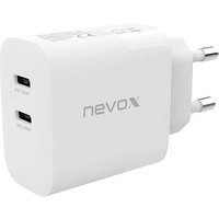 nevox 40W Dual Ladeadapter weiß, 45 Watt von nevox