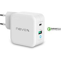 nevox GaN-Ladeadapter weiß, 65 Watt von nevox