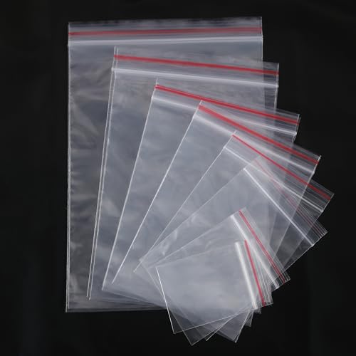 newlng 600pcs kleine Zipper verschluss tüten 10cmX15cm Wiederverschliessbar Plastikbeutel Verschließbar Tütchen Polybeutel mit Druckverschluß Kleine (Erhältlich in Verschiedenen Größen) von newlng