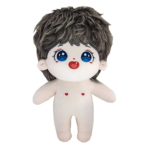 niannyyhouse 20cm Plüsch Puppe Junge Humanoid Gefüllte Körper Keine Attribut 8 "Normaler Körper Tragbare Kleidung Dress Up Geschenke (a-47-with Skelett) von niannyyhouse