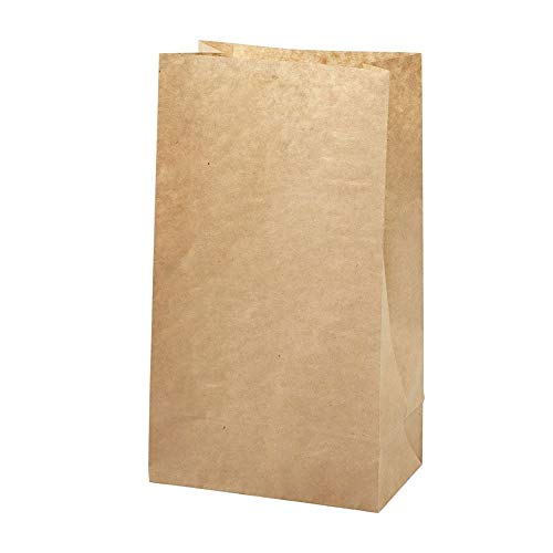 nikima Schönes für Kinder 10 Papiertüten braun Kraftpapier H 27 cm - 9 x 15 cm | Geschenktüte Adventskalender DIY Mitgebseltüten Gastgeschenk Anzahl 10 Stück von nikima Schönes für Kinder