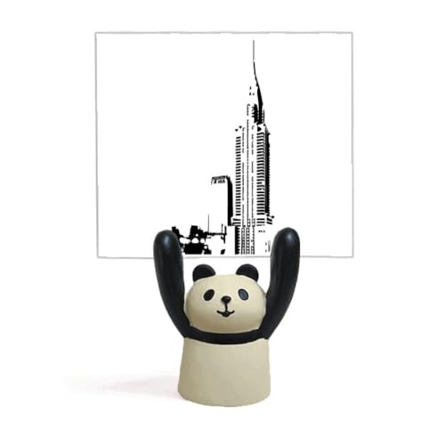 New York USA Gebäude Art Deco Mode Memo Halter Cartoon Tier Panda Stand Dekoration von no/no