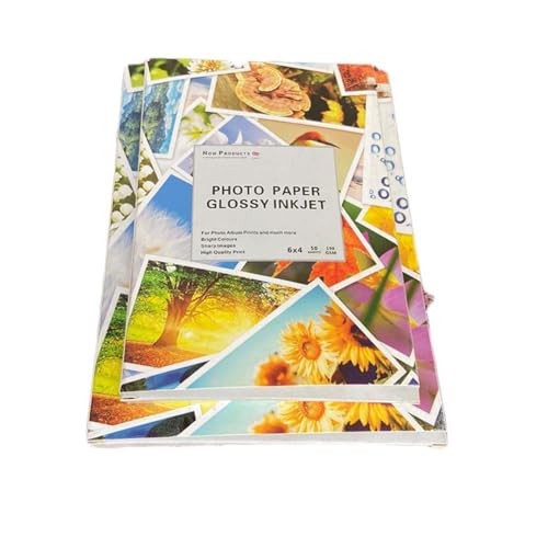 Everyday Fotopapier, glänzend, 190 g/m², 200 Blatt, 6 x 4 Stück von now products