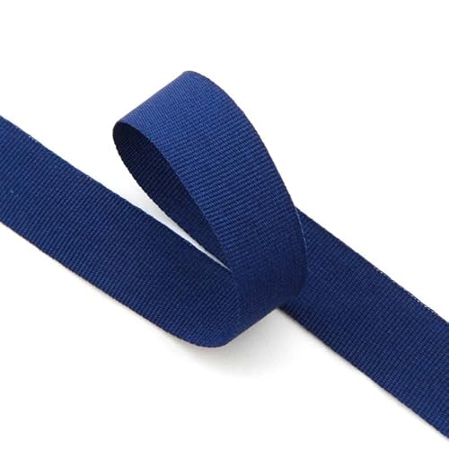 5m Ripsband | 100% Polyester | 20mm, blau von nts Nähtechnik