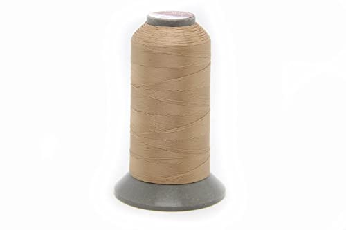 NTS Nähtechnik 1000m professionelles Nähgarn, Ledergarn 40 N, Farbauswahl, Filament Garn für Leder (Beige) von nts Nähtechnik