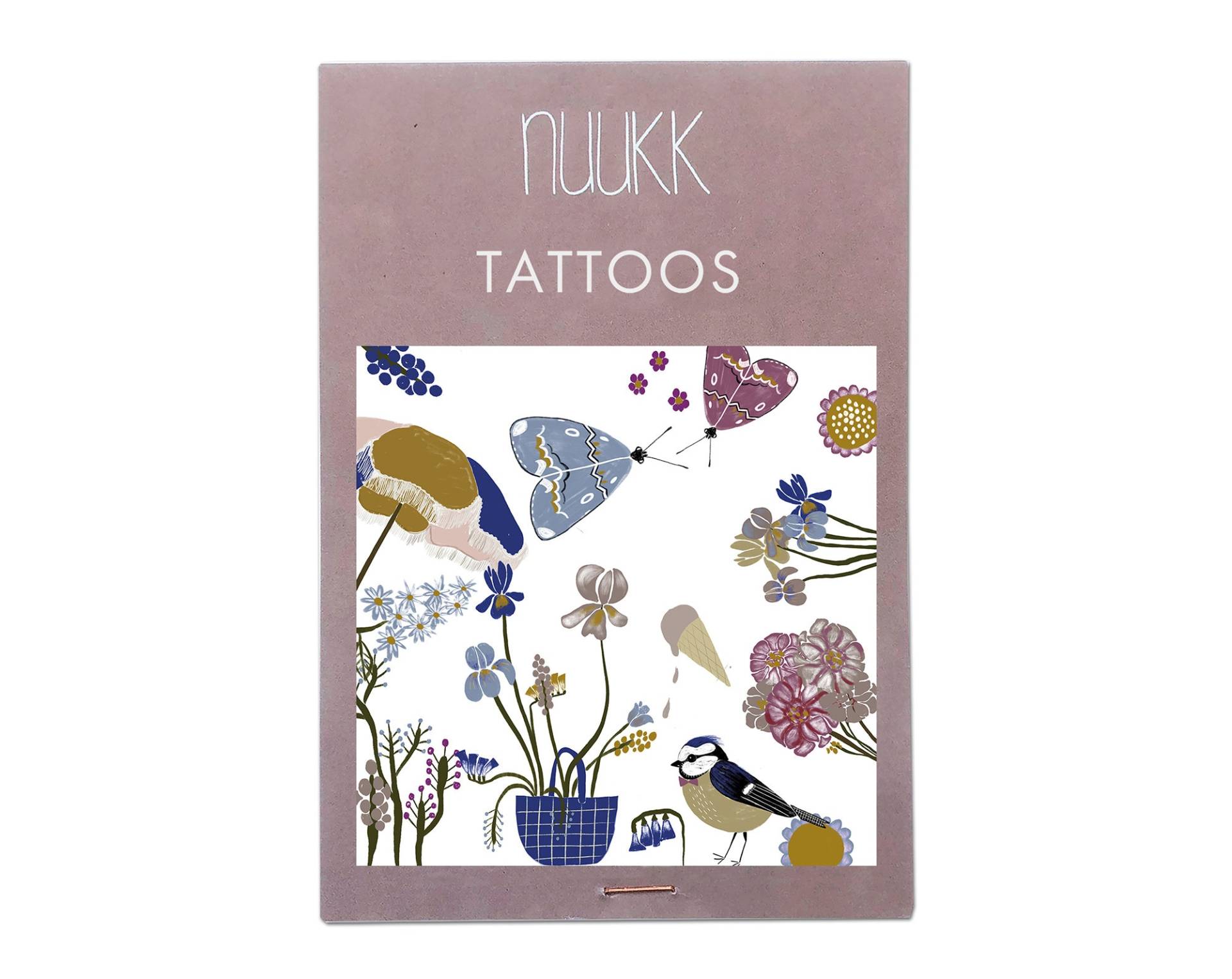 Temporäres Tattoo - Blumenstrauß von nuukk