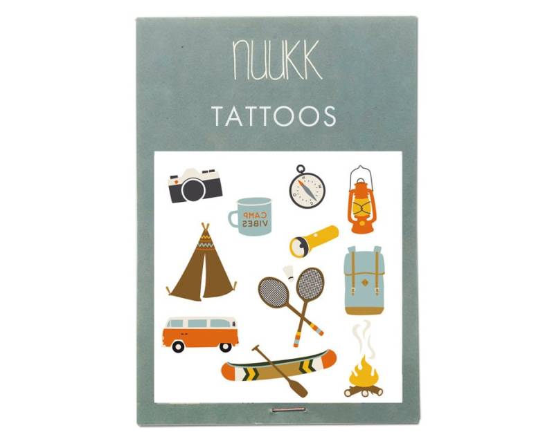 Temporäres Tattoo - Camping von nuukk