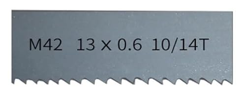 1 stück 1140-2560 Mm M42 Bi-Metall Bandsägeblätter Bandsägeblatt Schneiden Hartholz, Metall Bandsäge for Metall(10-14Tpi,Length 1140mm) von oavhvchg