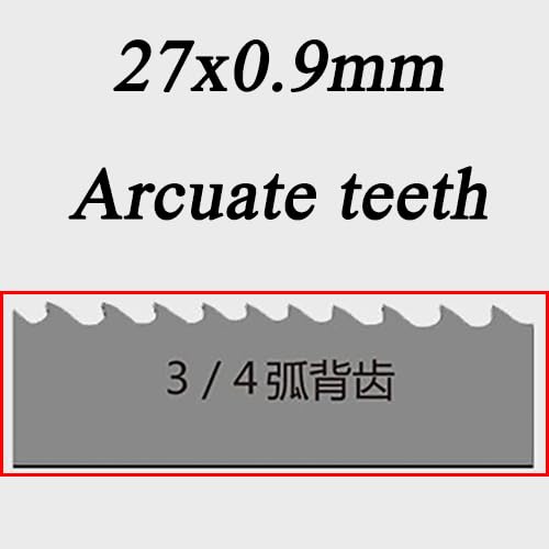 1PC 2160 2360 2460 2560 2720 2930mm M42 Bi-Metall Bandsägeblätter Bandsägeblatt Schneiden Metall Sägeblatt(27x0.9mm 3-4Tpi-B,Length 2720mm) von oavhvchg