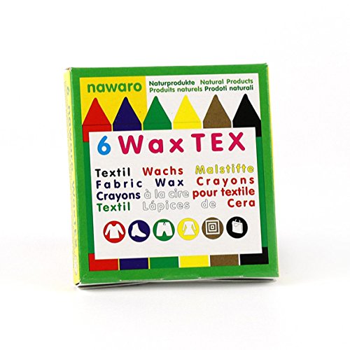 ökoNORM 76306 Nawaro Wax Tex, Textil Wachsmalstifte 6er Pack, Wachse, Verschiedene, 1 count (Pack of 1) von ökoNORM