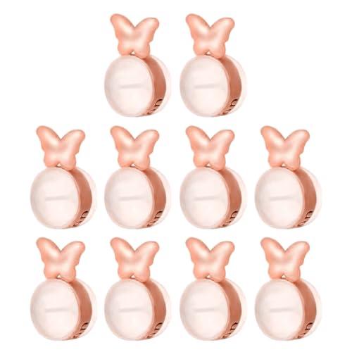 10 x Ohrring-Schmetterlings-Ersatzteile, hypoallergene Ohrringe, Schmuckherstellungszubehör 10 x Ohrring-Schmetterlings-Ersatzteile, hypoallergene Ohrringe, Schmuckherstellungszubehör von ohodhmnu