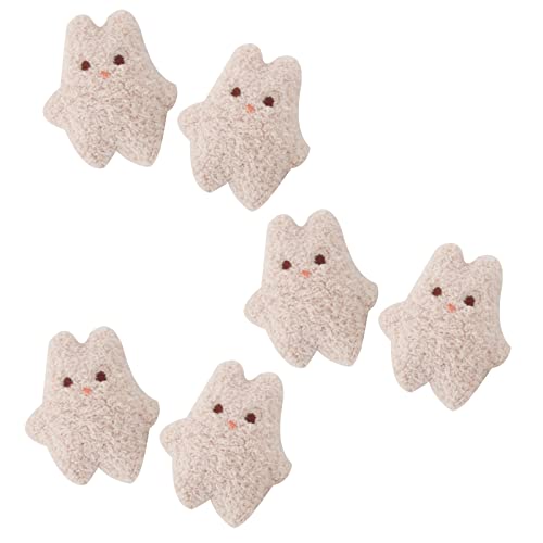 6 PCs Niedliche Plüschbären Hasenflecken Cartoon Kleine Tierische Stoffstoff Aufkleber Handwerk Applikation Für Kinder Kleidung von ohodhmnu