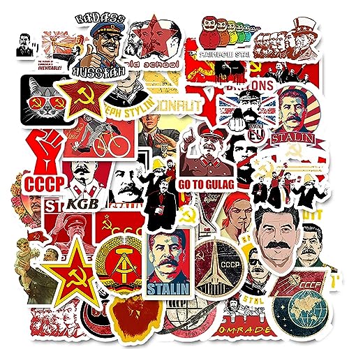 Kommunistische Partyaufkleber, Kommunismus, Sozialismus, Proletariat, Sowjetischer Stalin, UdSSR, CCCP Aufkleber für Flasche von ohodhmnu