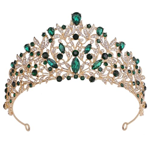 ohodhmnu Vintage Strass Stirnband für Frauen Hochzeit Kopfschmuck weibliche Junggesellinnenabschied Kopfbedeckung Braut Kronen Tiaras Hairhoop von ohodhmnu