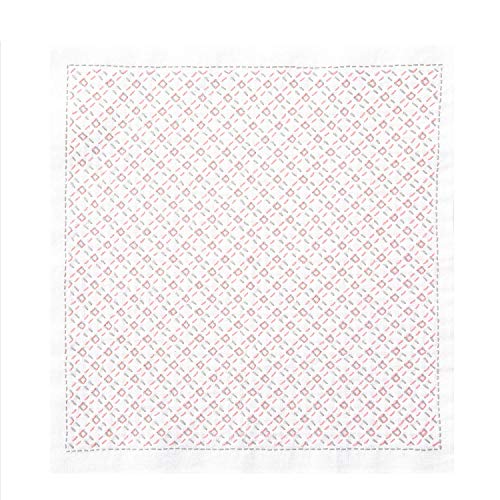 Olympus Thread Hitomezashi Sashiko Stickpackung Hana Fukin Plaid Stoff bedruckt von olympus