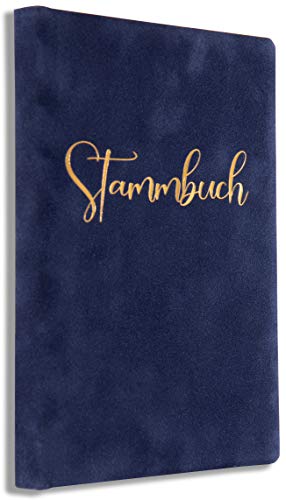 Stammbuch Blau Hochzeit Cursief Blau Stammbuch der Familie Standesamt von online-stammbuch