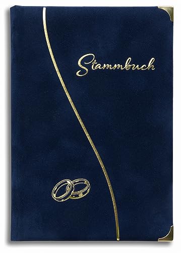 Stammbuch Klemmschiene Hochzeit Blau Anneaux Stammbuch der Familie incl. Einleger von online-stammbuch