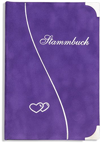 Stammbuch Ola lila Hochzeit Standesamt Familienstammbuch von online-stammbuch