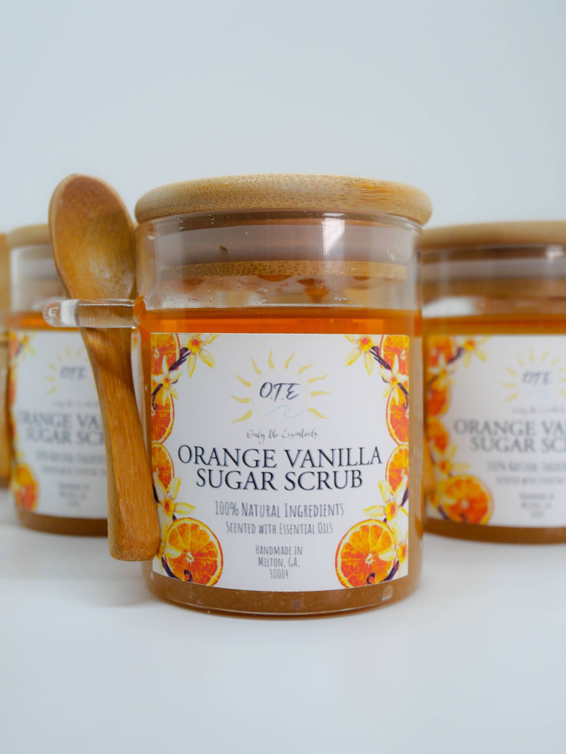 Orange Vanille Zucker Körperpeeling - Peeling & Natürlich von onlytheessentialsllc