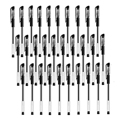 Gelschreiber Gel Kugelschreiber Stift Zum Schreiben Gel Stifte Schwarz Tinte Gel Stift Gel Kugelschreiber Set Stifte Für Schule Schule Stifte black30pcs von othulp