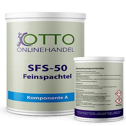 SFS-50 Feinspachtel aus 2K Epoxidharz (10,5 kg) Spachtelmasse für Reparaturen von Estrich, Holz, Beton von otto-online-handel