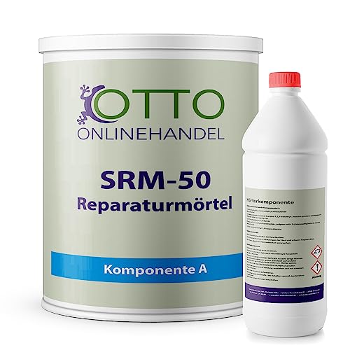 SRM-50 Reparaturmörtel (15 kg) 2K Epoxidharz Mörtel zur Verfüllung von Fugen und groben Rissen von otto-online-handel