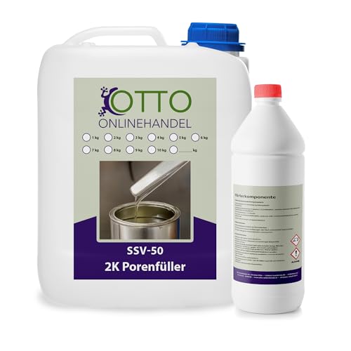 SSV-50 Porenfüller Epoxidharz 1,5 KG Steinteppich Steinboden Treppe 2-komponentig transparent von otto-online-handel