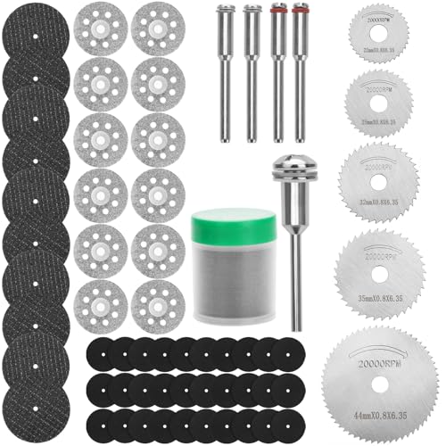 Oumuik 60-teiliges Schneideset Cutting Discs for Dremel Rotary Tool 36pcs Circular Fine Cutting Wood Saw Blade von oumuik