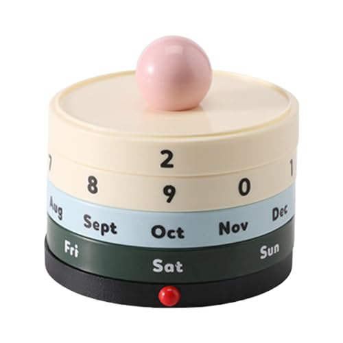 our fave Kreativer drehbarer ewiger Kalender, Ornament, Schreibtisch, Datum, Woche, Monat, einzigartiges Design, Heim-, Bürodekoration our fave Kreativer drehbarer ewiger Kalender, Ornament, Schreibtisch, Datum, Woche, Monat, einzigartiges Design, Heim-, Bürodekoration von our fave